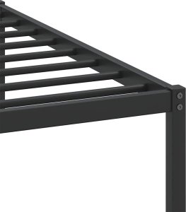 vidaXL Rama łóżka bez materaca Sonoma Oak 193x203 cm Drewno klejone 10
