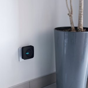 Dzwonek bezprzewodowy czarny Lumio DB001B 12