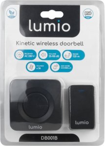 Dzwonek bezprzewodowy czarny Lumio DB001B 14