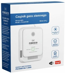 Czujnik gazu ziemnego Firesco JT-ZL2010W Wifi Tuya 5