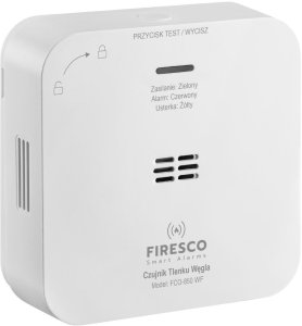 Czujnik czadu Firesco FCO-850 WF bateryjny Wifi Tuya 3