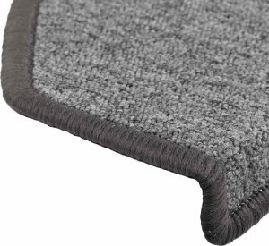 vidaXL Maty na schody 30 szt. Ciemnoszary 65x24x4 cm 6