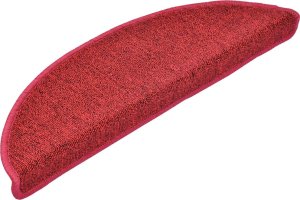 vidaXL Maty na schody 30 szt. Bordowo-czerwone 56x17x3 cm 2