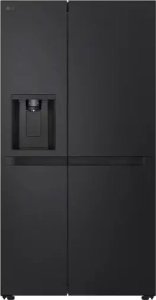 LG Refrigerator | GSLC41EPPE | Energy efficiency class E | Free standing | Side by side | Height 179 cm | Fridge net capacity 420 L | Freezer net capacity 221 L | Display | 36 dB | Black 1