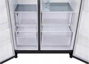 LG Refrigerator | GSLC41EPPE | Energy efficiency class E | Free standing | Side by side | Height 179 cm | Fridge net capacity 420 L | Freezer net capacity 221 L | Display | 36 dB | Black 5