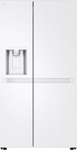 LG Refrigerator | GSLC40SWPE | Energy efficiency class E | Free standing | Side by side | Height 179 cm | Fridge net capacity 417 L | Freezer net capacity 221 L | Display | 36 dB | White 1