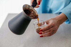 Turkish coffee pot Goat Story Otto Black 6