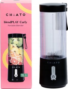 CHiATO BlendPLAY Curly Portable Blender - Black 3