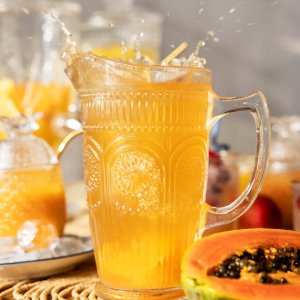 Pitcher with a handle Homla BARREL Transparent, 1.3 l 5