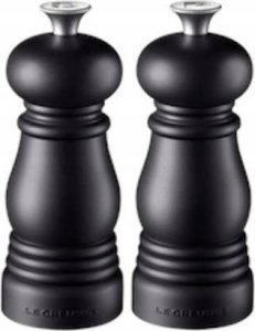 Set of salt and pepper mills 11cm Matte Black 1