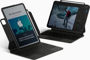 UNIQ Axel case iPad Air 11" M2 / iPad Air 10.9" (2022/2020) / iPad Pro 11" (2022/2021) black/black ebony 3