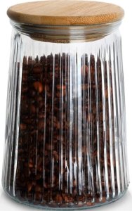 Pojemnik kuchenny do przechowywania z bambusową pokrywką 950ml Słoik 2