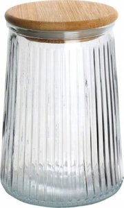 Pojemnik kuchenny do przechowywania z bambusową pokrywką 950ml Słoik 3