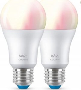 WiZ 60W E27 Standardform Tunable Baltas & Color Doppelpack 1