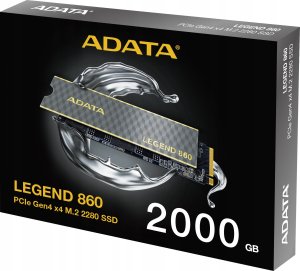Dysk SSD ADATA Legend 860 2TB M.2 2280 PCI-E x4 Gen4 NVMe (SLEG-860-2000GCS) 7