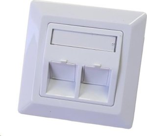Zásuvka neosazená universální 2 port - 80x80 1
