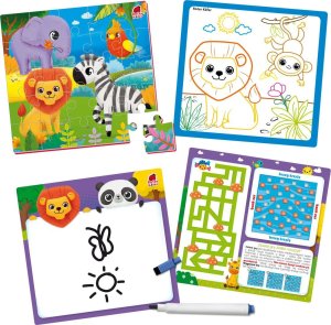 Gra edukacyjna Roter Kfer 4 w 1. Zoo. RK1060-02 2