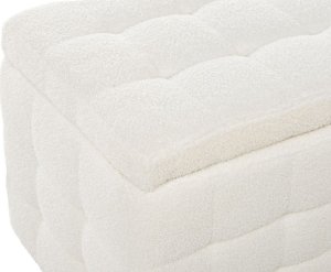 Otomana MICHIGAN Boucle Biały 7