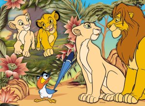 LISCIANI DISNEY PUZZLE MAXIFLOOR 4 X 48 KRÓL LEW 3