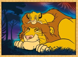 LISCIANI DISNEY PUZZLE MAXIFLOOR 4 X 48 KRÓL LEW 4