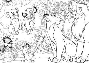 LISCIANI DISNEY PUZZLE MAXIFLOOR 4 X 48 KRÓL LEW 7