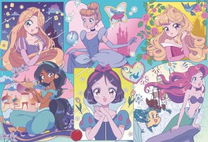 LISCIANI DISNEY PUZZLE DF PLUS 250 PRINCESS MANGA 2