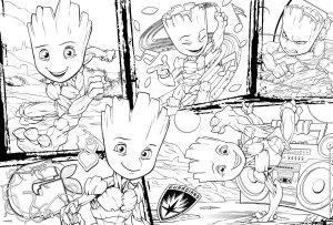 LISCIANI DISNEY MARVEL PUZZLE DF PLUS 250 EL. GROOT 3