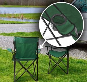KRZESŁO SKŁADANE TURYSTYCZNE MORO + POKROWIEC 6