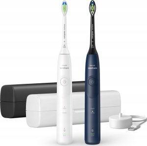 Szczoteczka Philips Sonicare 5500 HX7119/01 2 szt. Biała/Granatowa 1