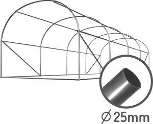Plonos Tunel ogrodowy 2,5 x 4 m (10m2) Plonos 3