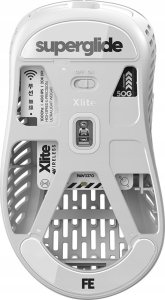 Superglide Glass Skates Pulsar Xlite White (Balti) Pakaitiniai Mouse feet 3