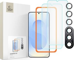 SZKŁO HARTOWANE TECH-PROTECT SUPREME SET 3-PACK GALAXY S25 CLEAR 1