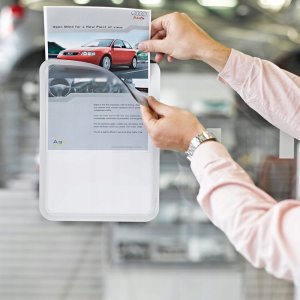 3L Dwie kieszenie samoprzylepne A4 Tarifold Magneto Niebieskie 4