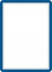 3L Dwie kieszenie samoprzylepne A4 Tarifold Magneto Niebieskie 5