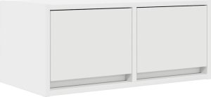 vidaXL Szafki RTV 2 szt. Białe 60x31x25,5 cm Drewno klejone 6