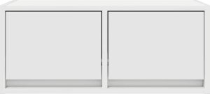 vidaXL Szafki RTV 2 szt. Białe 60x31x25,5 cm Drewno klejone 7