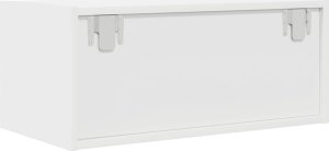 vidaXL Szafki RTV 2 szt. Białe 60x31x25,5 cm Drewno klejone 9