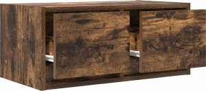 vidaXL Szafka RTV Dąb wędzony 60x31x25,5 cm Drewno klejone 5