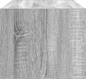 vidaXL Szafka RTV Szara Sonoma 60x31x25,5 cm Drewno klejone 7