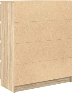 vidaXL Komoda Sonoma Oak 80x35x99 cm Drewno klejone 8