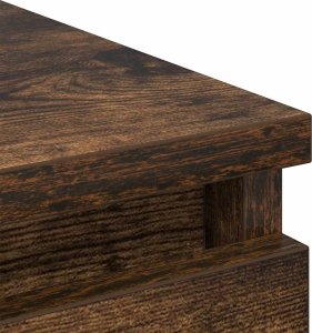 vidaXL Komoda Dąb wędzony 80x35x99 cm Drewno klejone 9