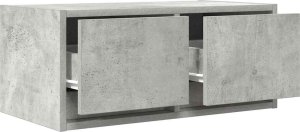 vidaXL Szafka RTV Beton Szary 60x31x25,5 cm Drewno klejone 5
