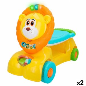Rower trójkołowy Winfun Lew Światło Dźwięk 57 x 42 x 26 cm (2 Sztuk) 1