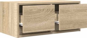 vidaXL Szafka RTV Sonoma Oak 60x31x25,5 cm Drewno klejone 5