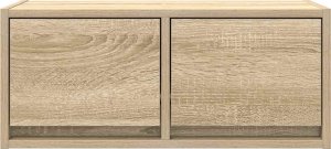 vidaXL Szafka RTV Sonoma Oak 60x31x25,5 cm Drewno klejone 6