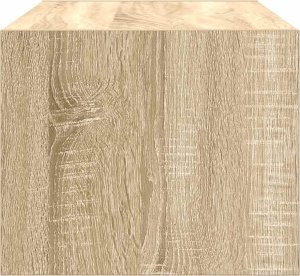 vidaXL Szafka RTV Sonoma Oak 60x31x25,5 cm Drewno klejone 7