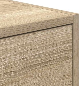 vidaXL Szafka RTV Sonoma Oak 60x31x25,5 cm Drewno klejone 10