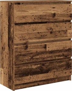 vidaXL Komoda Stare drewno 80x35x99 cm Drewno klejone 2