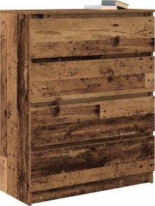 vidaXL Komoda Stare drewno 80x35x99 cm Drewno klejone 4