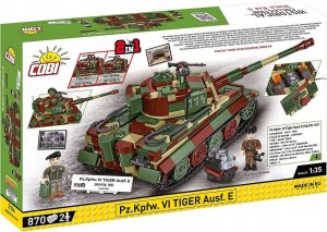 Cobi Historical Collection Polski czołg ciężki Pz.Kpfw. VI Tiger Ausf. E (COBI-3124) 4